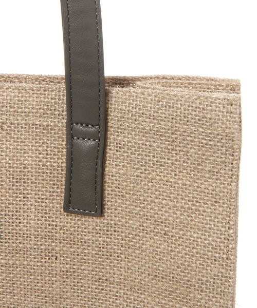 LAKOLE（ラコレ）の「縦型ジュートトート / 996447（トートバッグ・レディース・ブルー/チャコールグレー・FREE）」の12枚目の写真