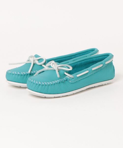 Minnetonka(ミネトンカ)の「★ミネトンカ MINNETONKA★ BOAT MOC(モカシン/デッキシューズ・レディース・レッド/ブルー系その他/アイボリー/ブラウン系その他/ネイビー・22cm/22.5cm/23cm/24cm/US8/21.5cm)」の5枚目の写真