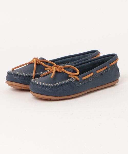 Minnetonka(ミネトンカ)の「★ミネトンカ MINNETONKA★ BOAT MOC(モカシン/デッキシューズ・レディース・レッド/ブルー系その他/アイボリー/ブラウン系その他/ネイビー・22cm/22.5cm/23cm/24cm/US8/21.5cm)」の4枚目の写真