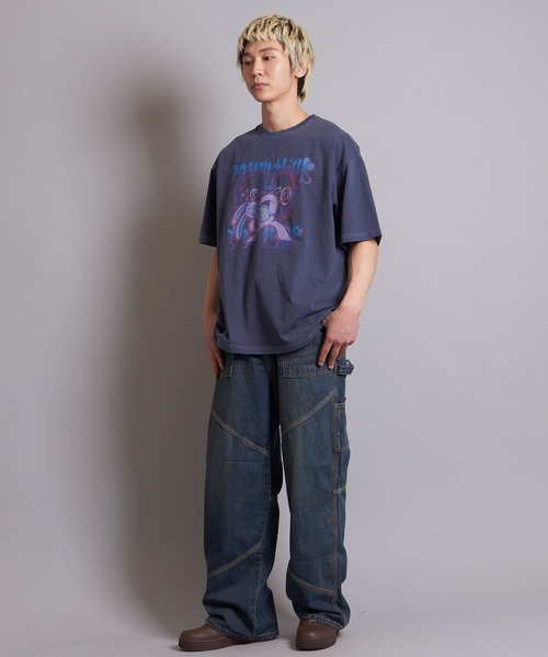 CPGN STUDIO_COMPAGNO デニム　ジーンズ　CPGNスタジオ CPGN STUDIO ジーンズ STUDIO-Wide cut cargo denim pants メンズ