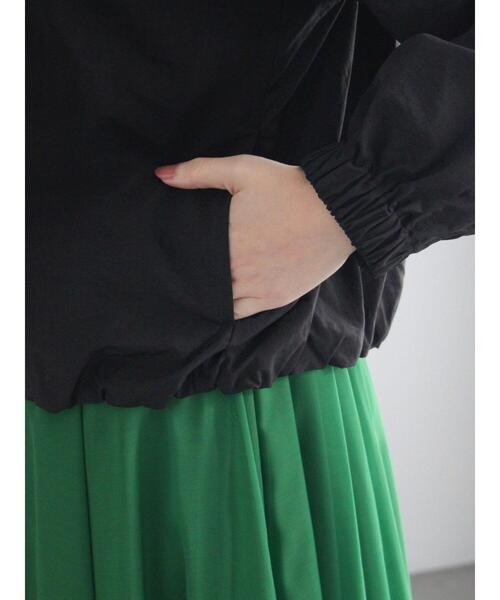 Te chichi（テチチ）の「ノーカラータックギャザーブルゾン（ブルゾン・レディース・グレー/カーキ/ブラック・F）」の21枚目の写真