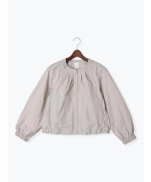 Te chichi（テチチ）の「ノーカラータックギャザーブルゾン（ブルゾン・レディース・グレー/カーキ/ブラック・F）」の19枚目の写真