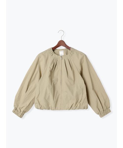 Te chichi（テチチ）の「ノーカラータックギャザーブルゾン（ブルゾン・レディース・グレー/カーキ/ブラック・F）」の18枚目の写真
