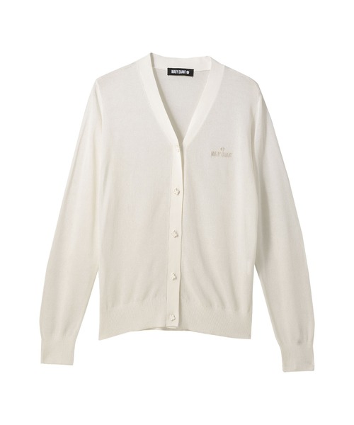 Mary Quant UVカットベーシックロゴカーディガン MARY QUANT（マリークワント）の「UVカットベーシックロゴ