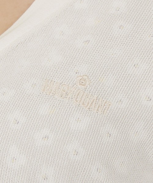 Mary Quant UVカットベーシックロゴカーディガン MARY QUANT（マリークワント）の「UVカットベーシックロゴ