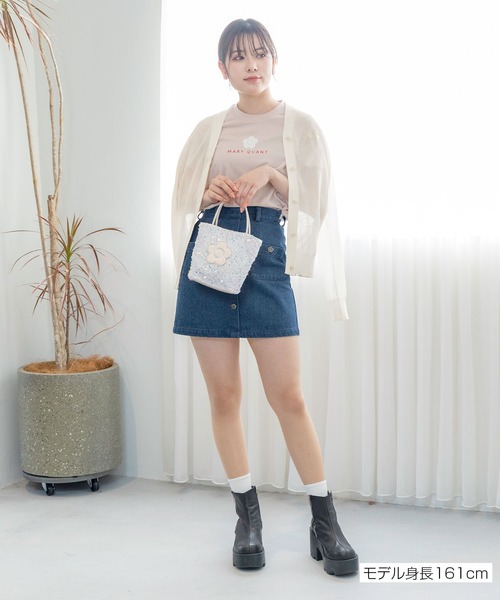 Mary Quant UVカットベーシックロゴカーディガン MARY QUANT（マリークワント）の「UVカットベーシックロゴ