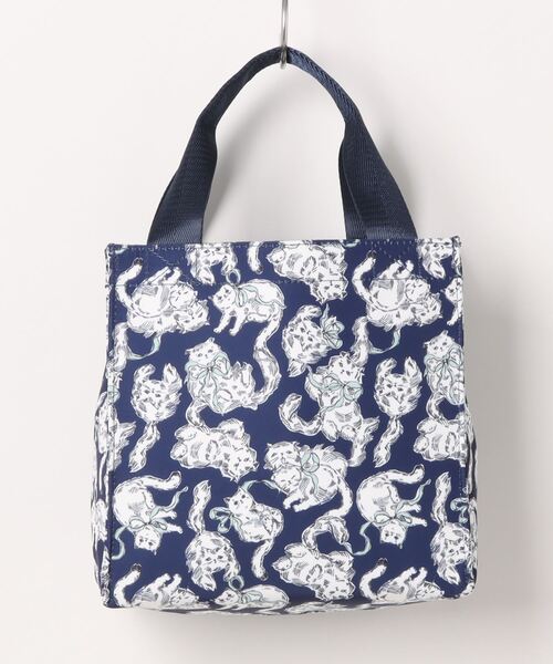 PAUL & JOE ACCESSOIRES（ポールアンドジョーアクセソワ）の「ランチトート ＜ジプシー＆ヌネットリボン＞/PAUL & JOE ACCESSOIRES（トートバッグ・レディース・ピンク/ネイビー・FREE）」の6枚目の写真
