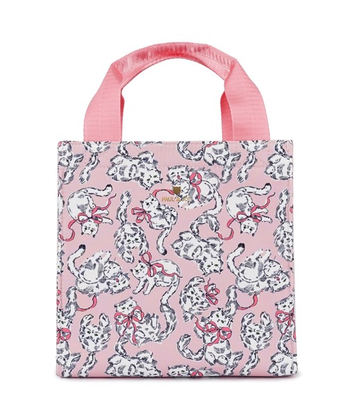 PAUL & JOE ACCESSOIRES（ポールアンドジョーアクセソワ）の「ランチトート ＜ジプシー＆ヌネットリボン＞/PAUL & JOE ACCESSOIRES（トートバッグ・レディース・ピンク/ネイビー・FREE）」の2枚目の写真