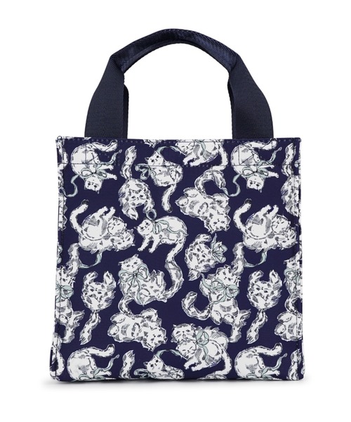 PAUL & JOE ACCESSOIRES（ポールアンドジョーアクセソワ）の「ランチトート ＜ジプシー＆ヌネットリボン＞/PAUL & JOE ACCESSOIRES（トートバッグ・レディース・ピンク/ネイビー・FREE）」の10枚目の写真
