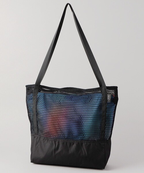 KiU（キウ）の「KiU/キウ MESH TOTE BAG / メッシュトートバッグ（トートバッグ・メンズ・オレンジ/イエロー/サックスブルー/ナチュラル・ONE SIZE）」の3枚目の写真
