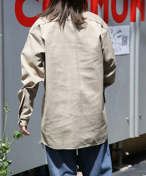 Dickies(ディッキーズ)の「【Dickies】SHIRTS LSFQ 長袖シャツ /574(シャツ/ブラウス・メンズ・ダークグリーン/ブラック/ネイビー/ブラウン/グリーン/ベージュ系その他2/ライトグレー/ベージュ・S/M/L/XL/XXL)」の10枚目の写真