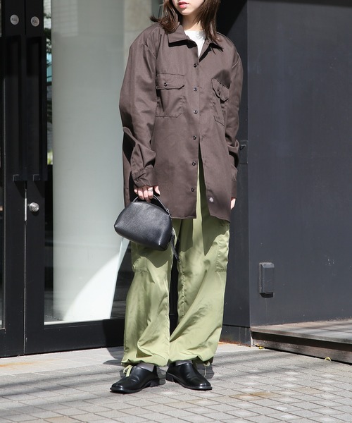 Dickies(ディッキーズ)の「【Dickies】SHIRTS LSFQ 長袖シャツ /574(シャツ/ブラウス・メンズ・ダークグリーン/ブラック/ネイビー/ブラウン/グリーン/ベージュ系その他2/ライトグレー/ベージュ・S/M/L/XL/XXL)」の18枚目の写真