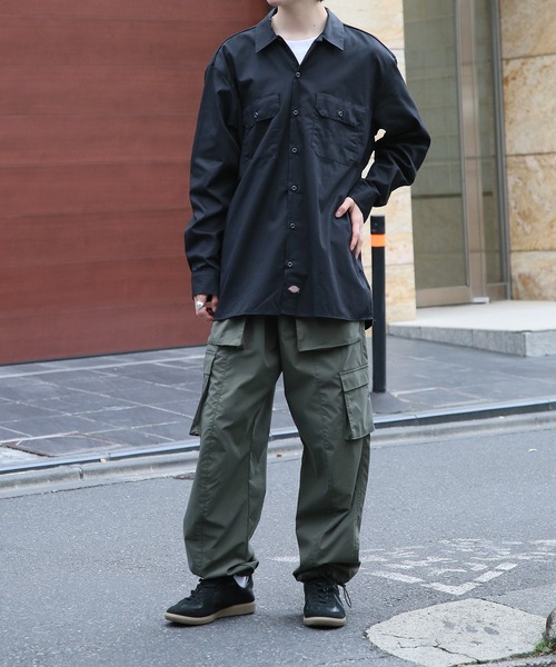 Dickies(ディッキーズ)の「【Dickies】SHIRTS LSFQ 長袖シャツ /574(シャツ/ブラウス・メンズ・ダークグリーン/ブラック/ネイビー/ブラウン/グリーン/ベージュ系その他2/ライトグレー/ベージュ・S/M/L/XL/XXL)」の21枚目の写真