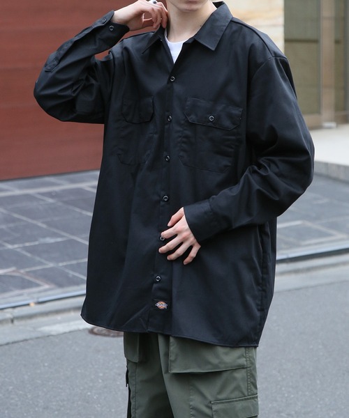 セール】【Dickies】SHIRTS LSFQ 長袖シャツ /574（シャツ/ブラウス