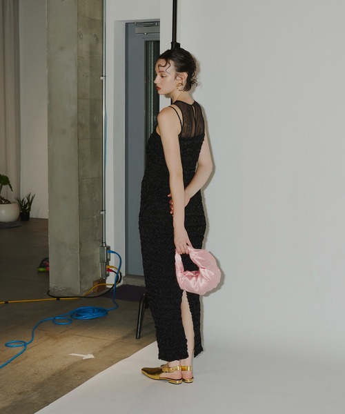 ANDRESD（アンドレスド）の「コロンフォルムバッグ / coron form bag（ハンドバッグ・レディース・グリーン/ゴールド/シルバー/ピンク/ネイビー/ブラウン/パープル/ブルー/ベビーピンク・FREE）」の20枚目の写真