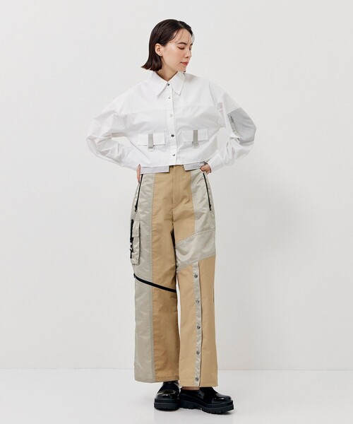 CITY TOKYO（シティトウキョウ）の「メッシュコンビ厚底ローファー（ローファー・レディース・ブラック/シルバー・1/2）」の5枚目の写真