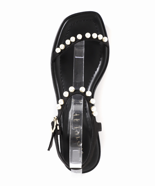 LE TALON（ルタロン）の「《追加》4cmパールプラットサンダル