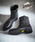 And AiAhG[j́uPADRONE ph[l / SHORT WORK BOOTS (WATER PROOF LEATHER) ʒV[g[Nu[c EH[^[v[t h ru\[ / PU7358-1127iu[cjvbubN