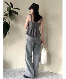 FRAY I.D（フレイアイディー）の「リボンブラウスセパレートスイム