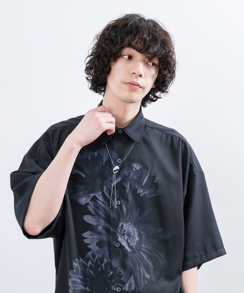 JUNRED(ジュンレッド)の「j.n.r.d / オーバルループタイ(ネックレス・メンズ・ブラック/シルバー・FREE)」の7枚目の写真