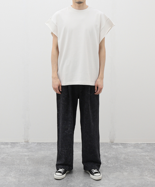 WILLY CHAVARRIA(ウィリーチャバリア)の「WILLY CHAVARRIA MUSCLE TEE BSP006(Tシャツ/カットソー・メンズ・ライトグレー・MEDIUM)」の2枚目の写真