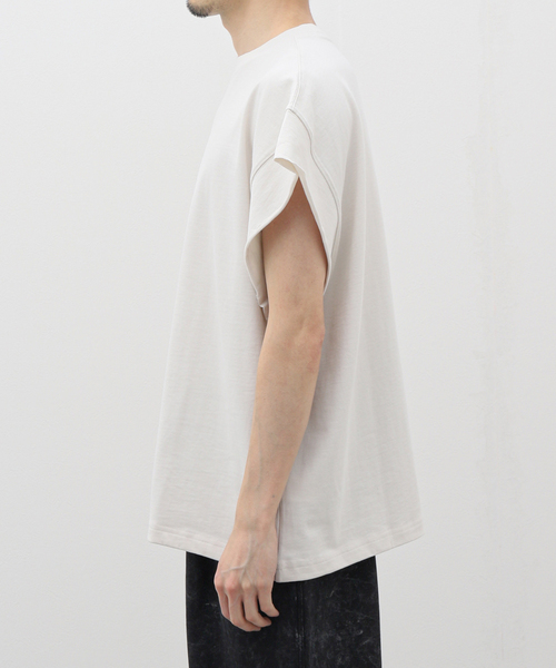 WILLY CHAVARRIA(ウィリーチャバリア)の「WILLY CHAVARRIA MUSCLE TEE BSP006(Tシャツ/カットソー・メンズ・ライトグレー・MEDIUM)」の4枚目の写真
