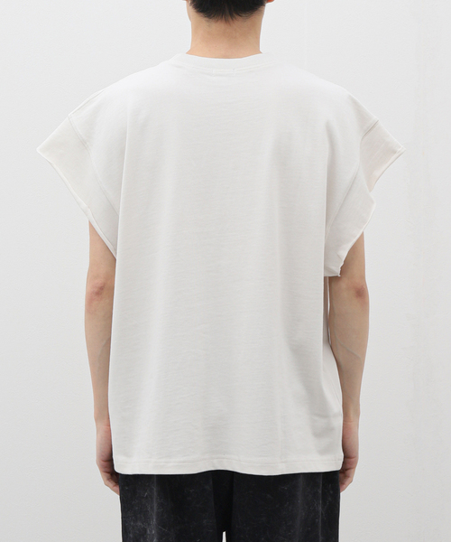WILLY CHAVARRIA(ウィリーチャバリア)の「WILLY CHAVARRIA MUSCLE TEE BSP006(Tシャツ/カットソー・メンズ・ライトグレー・MEDIUM)」の5枚目の写真