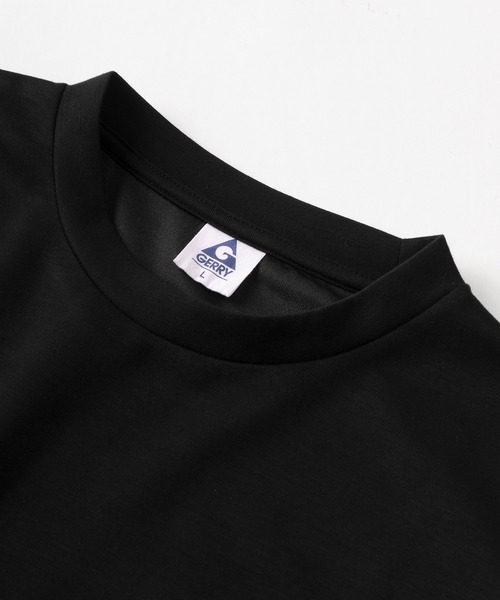 GERRY(ジェリー)の「【GERRY/ジェリー】ワンポイントラバーロゴ&バックBOXロゴプリントデザイン クルーネック半袖Tシャツ/ ワイドシルエット/ オーバーサイズ/接触冷感(Tシャツ/カットソー・メンズ・ブラック/サックスブルー/ホワイト・M/L/XL)」の6枚目の写真