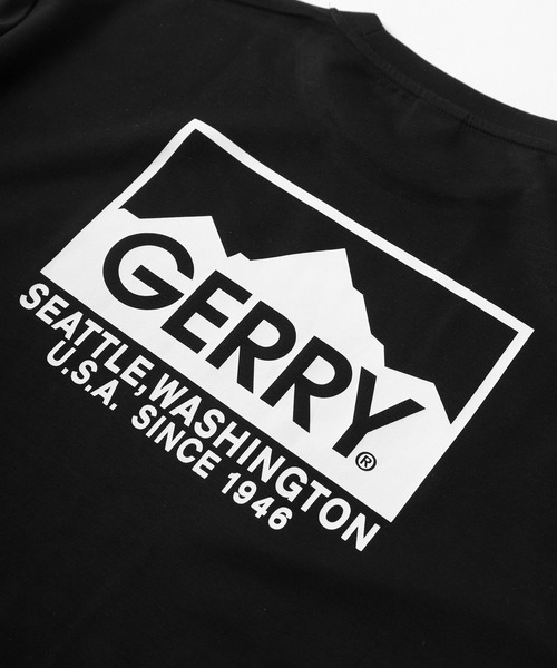 GERRY(ジェリー)の「【GERRY/ジェリー】ワンポイントラバーロゴ&バックBOXロゴプリントデザイン クルーネック半袖Tシャツ/ ワイドシルエット/ オーバーサイズ/接触冷感(Tシャツ/カットソー・メンズ・ブラック/サックスブルー/ホワイト・M/L/XL)」の9枚目の写真