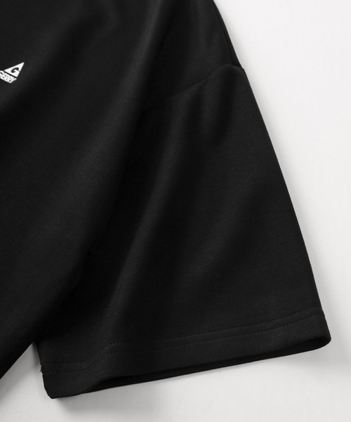 GERRY(ジェリー)の「【GERRY/ジェリー】ワンポイントラバーロゴ&バックBOXロゴプリントデザイン クルーネック半袖Tシャツ/ ワイドシルエット/ オーバーサイズ/接触冷感(Tシャツ/カットソー・メンズ・ブラック/サックスブルー/ホワイト・M/L/XL)」の11枚目の写真