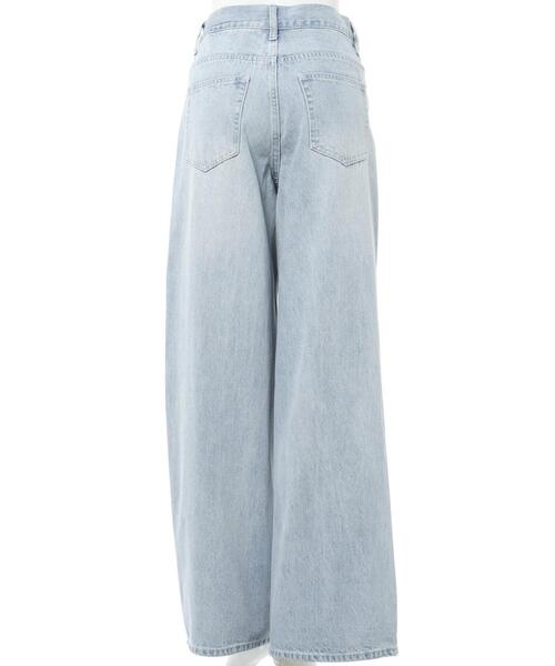 INGNI（イング）の「ウエストデザインワイド／デニムパンツ（デニムパンツ・レディース・グレー/ブルー系その他3/ブルー系その他4/ブルー系その他/ライトグレー・M/S）」の8枚目の写真