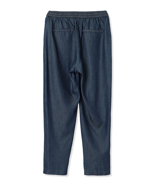 LE SOUK HOLIDAY(ルスークホリデー)の「デニムタックテーパードパンツ【ウエストゴム】(デニムパンツ・レディース・ネイビー/ブルー・S/M/L)」の16枚目の写真