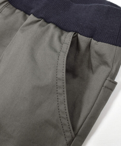 Noeil aime BeBe（ノイユエイムベベ）の「ツイルストレッチガゼットクロッチショートパンツ(80~130cm)（その他パンツ・キッズ・ベージュ/ネイビー・130cm/90cm/110cm/100cm/120cm/80ｃｍ）」の9枚目の写真