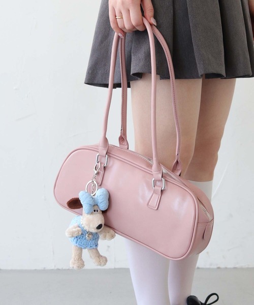 nomnom（ノムノム）の「【nomnom】リボン付きぬいぐるみキーホルダー（キーホルダー・レディース・ピンク/パープル/オレンジ/ブルー・FREE）」の8枚目の写真