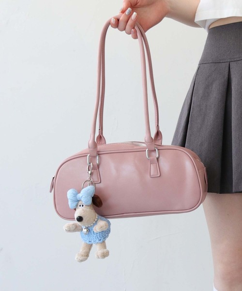 nomnom（ノムノム）の「【nomnom】リボン付きぬいぐるみキーホルダー（キーホルダー・レディース・ピンク/パープル/オレンジ/ブルー・FREE）」の10枚目の写真