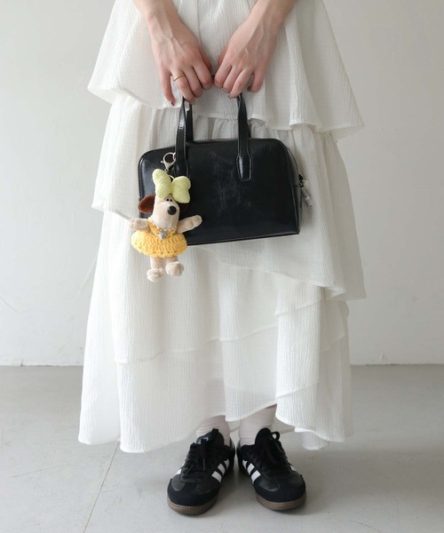 nomnom（ノムノム）の「【nomnom】リボン付きぬいぐるみキーホルダー（キーホルダー・レディース・ピンク/パープル/オレンジ/ブルー・FREE）」の17枚目の写真