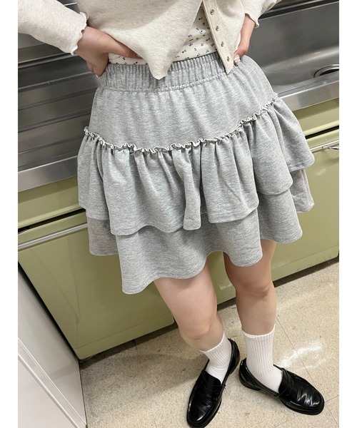 PHILLY（フィリー）の「【PHILLY】スウェットティアードミニスカート（スカート・レディース・ブラック/グレー・FREE）」の18枚目の写真