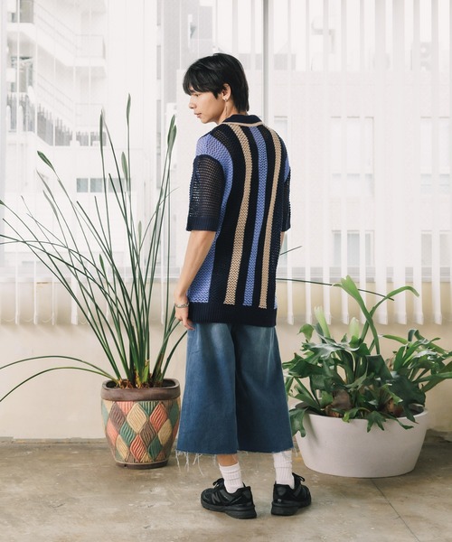 S/Sメッシュニットポロシャツ（ポロシャツ）｜ROOPTOKYO（ループトウキョウ）