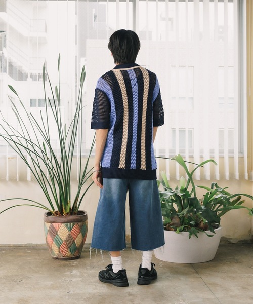 S/Sメッシュニットポロシャツ（ポロシャツ）｜ROOPTOKYO（ループトウキョウ）