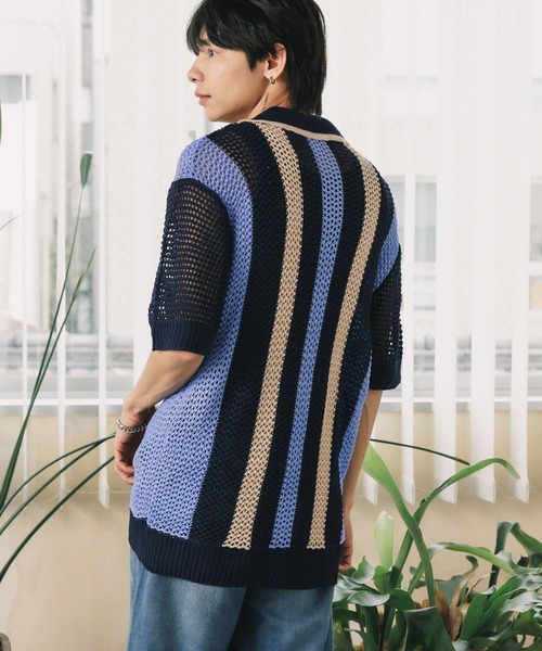 S/Sメッシュニットポロシャツ（ポロシャツ）｜ROOPTOKYO（ループトウキョウ）