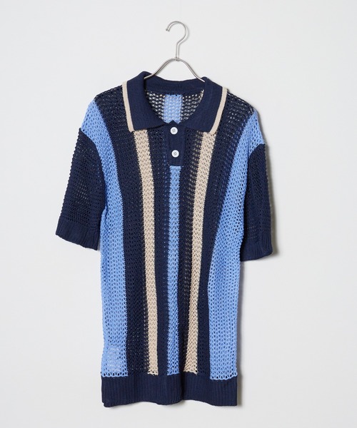 S/Sメッシュニットポロシャツ（ポロシャツ）｜ROOPTOKYO（ループトウキョウ）