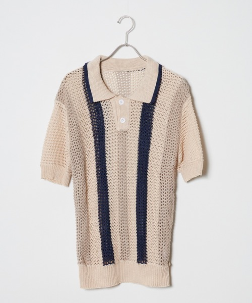 S/Sメッシュニットポロシャツ（ポロシャツ）｜ROOPTOKYO（ループトウキョウ）