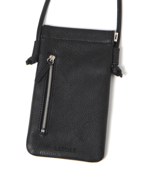 ブラック レザー スマホショルダーバッグ 楽天市場】Leathertone レザートーン スマホショルダー 本革