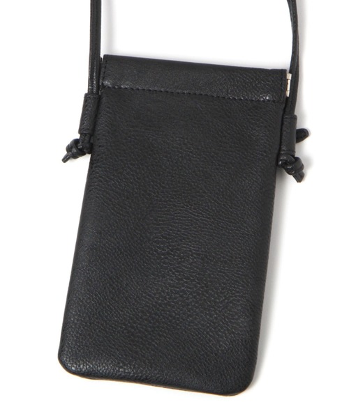 LAKOLE(ラコレ)の「フェイクレザースマホショルダーバッグ / 115348(ショルダーバッグ・メンズ・グレー/ブラック/ライトブルー・FREE)」の12枚目の写真