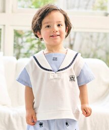 apres les cours | 【リンク】tiny bear セーラーレイヤードTシャツ(Tシャツ/カットソー)