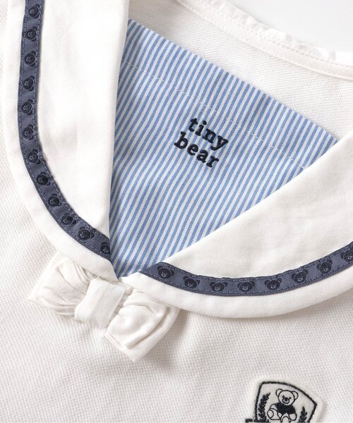 apres les cours（アプレレクール）の「【リンク】tiny bear セーラーレイヤードTシャツ（Tシャツ/カットソー・キッズ・ベージュ/オフホワイト・120/80/110/100/90）」の7枚目の写真