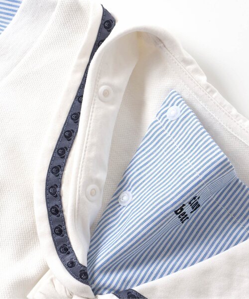 apres les cours（アプレレクール）の「【リンク】tiny bear セーラーレイヤードTシャツ（Tシャツ/カットソー・キッズ・ベージュ/オフホワイト・120/80/110/100/90）」の8枚目の写真