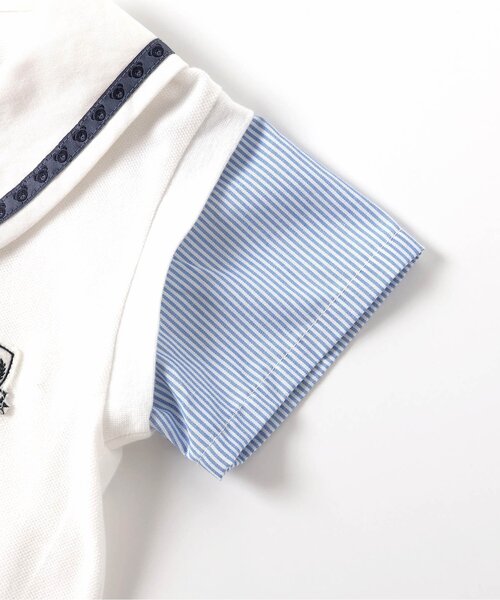 apres les cours（アプレレクール）の「【リンク】tiny bear セーラーレイヤードTシャツ（Tシャツ/カットソー・キッズ・ベージュ/オフホワイト・120/80/110/100/90）」の10枚目の写真