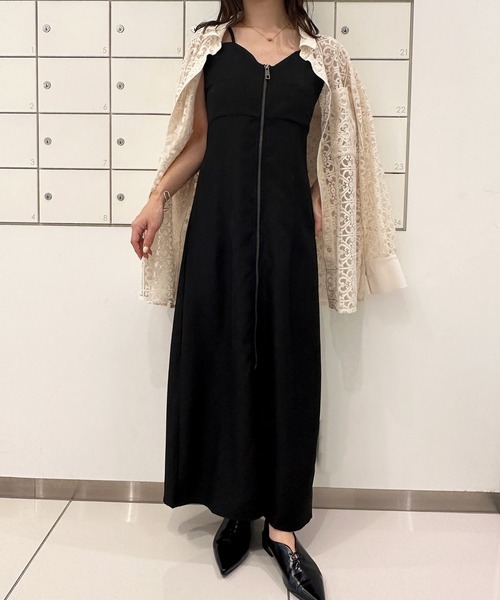 セール】ジップアップビスチェキャミワンピース（ワンピース