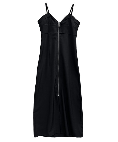 solleim（ソルレム）の「ジップアップビスチェキャミワンピース（ワンピース・レディース・ブラック/グレー・M/L）」の13枚目の写真